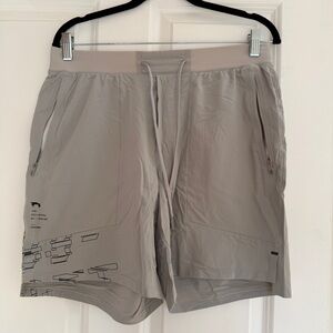 Lululemon license to train unlined shorts size medium 7" inseam